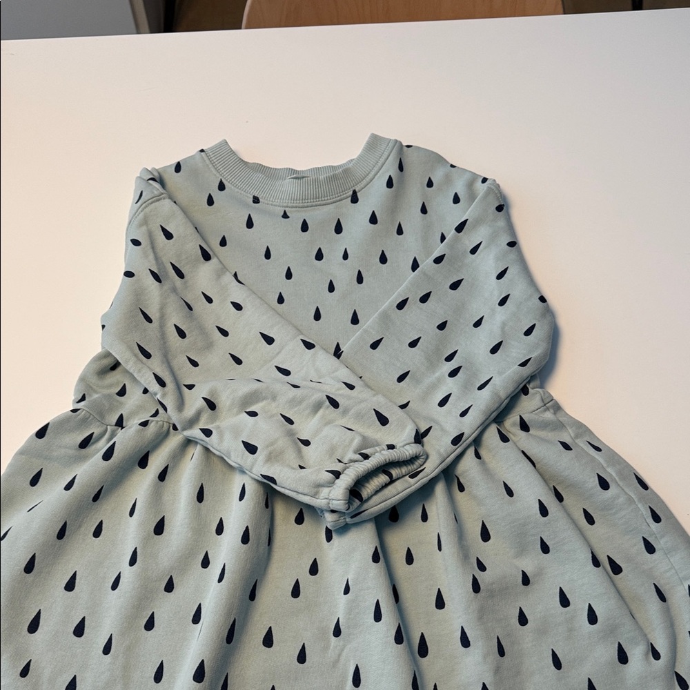 Arket Kids Casual Dress in Light Blue and Black